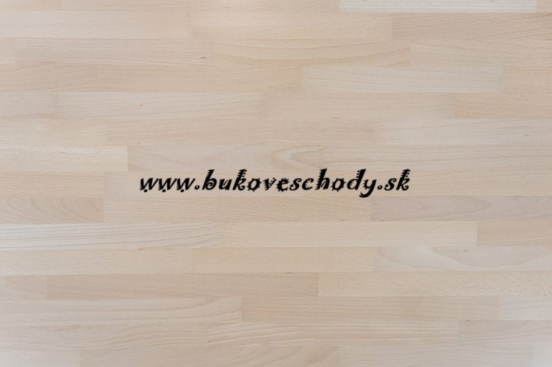 Buková podesta cink 2000x1000x40 mm