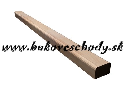 Bukové madlo cink 2000x70x40 mm