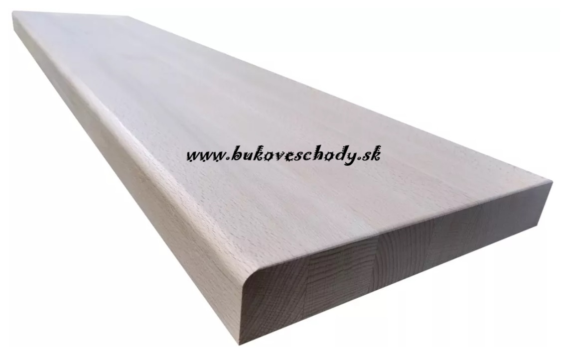 Buková stupnica priebežná 800x300x40 mm