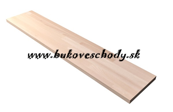 Buková podstupnica cink 900x200x20 mm