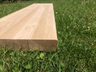 Dubová stupnica priebežná 1000x300x40 mm